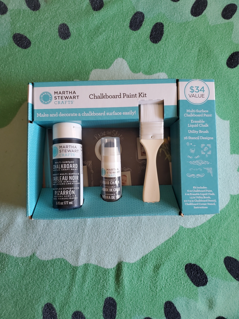 Martha Stewart Chalkboard Paint Kit – Black